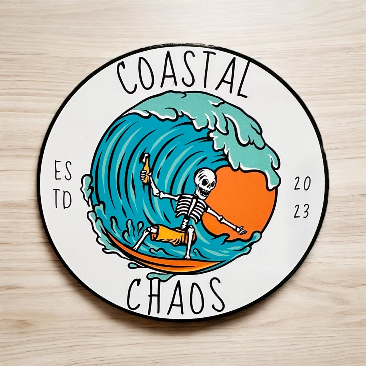 Coastal Chaos sticker