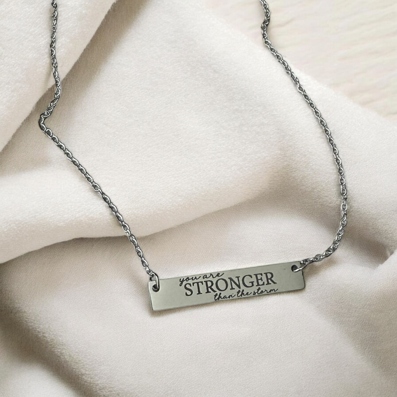 Stronger than the storm necklace