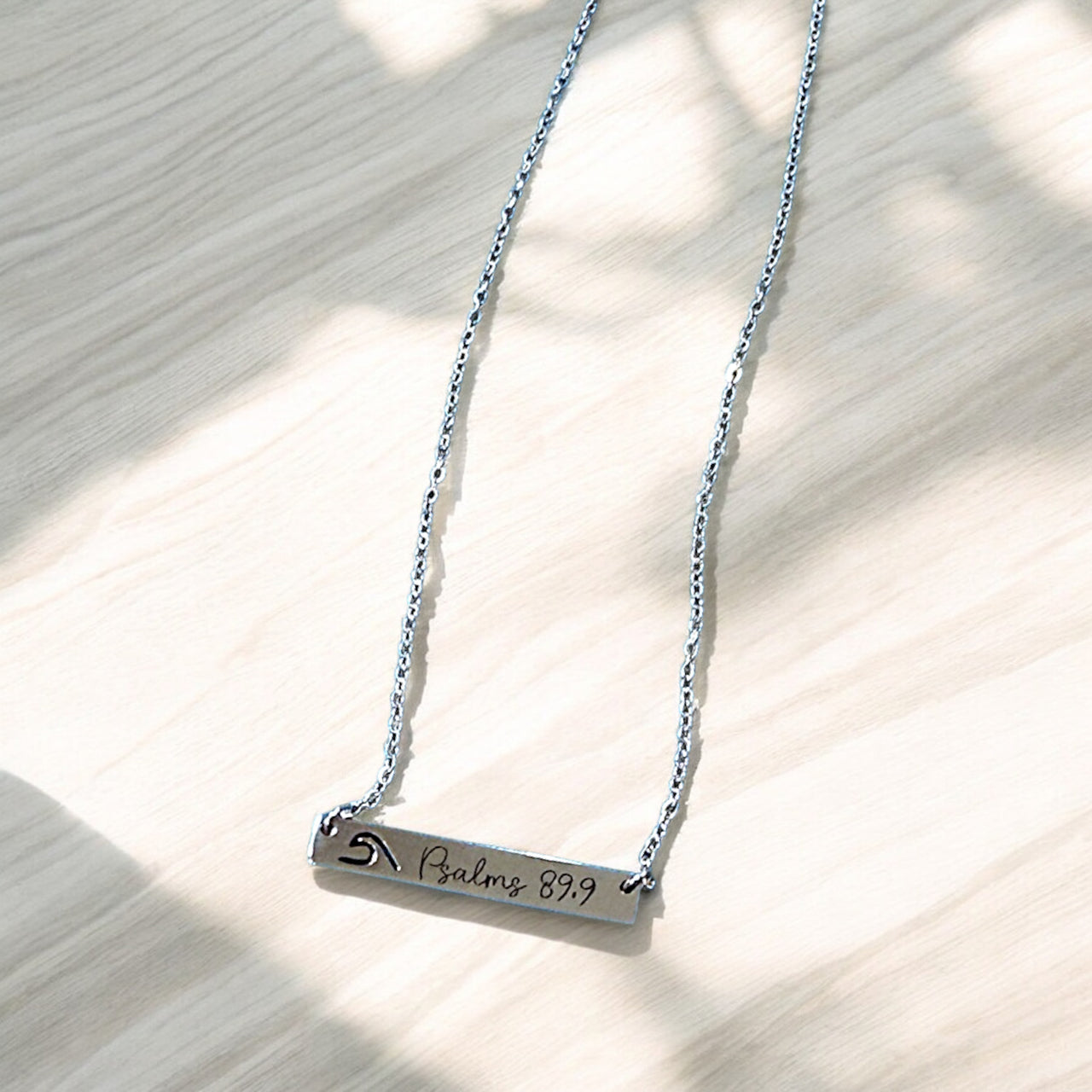 Custom Bible Verse Necklace, Personalized necklace for Christians, Inspirational necklace