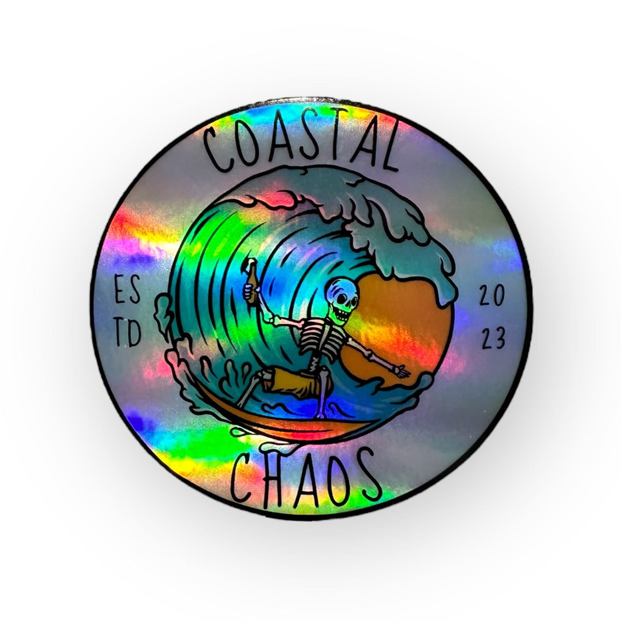 Holographic Coastal Chaos sticker