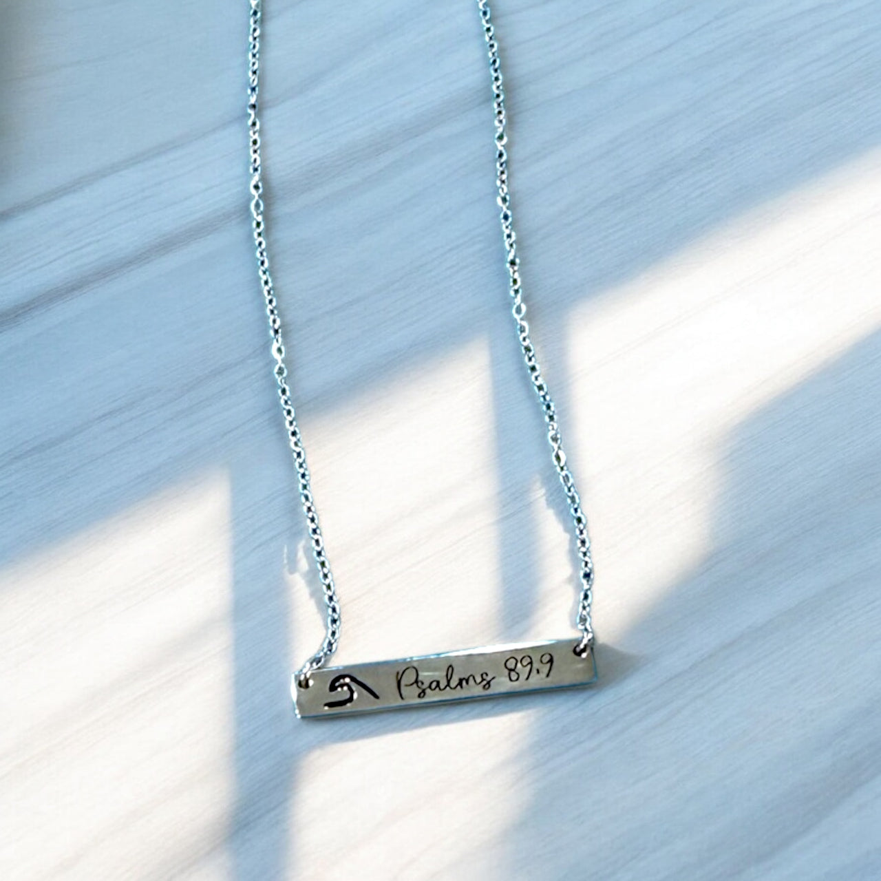 Custom Bible Verse Necklace, Personalized necklace for Christians, Inspirational necklace