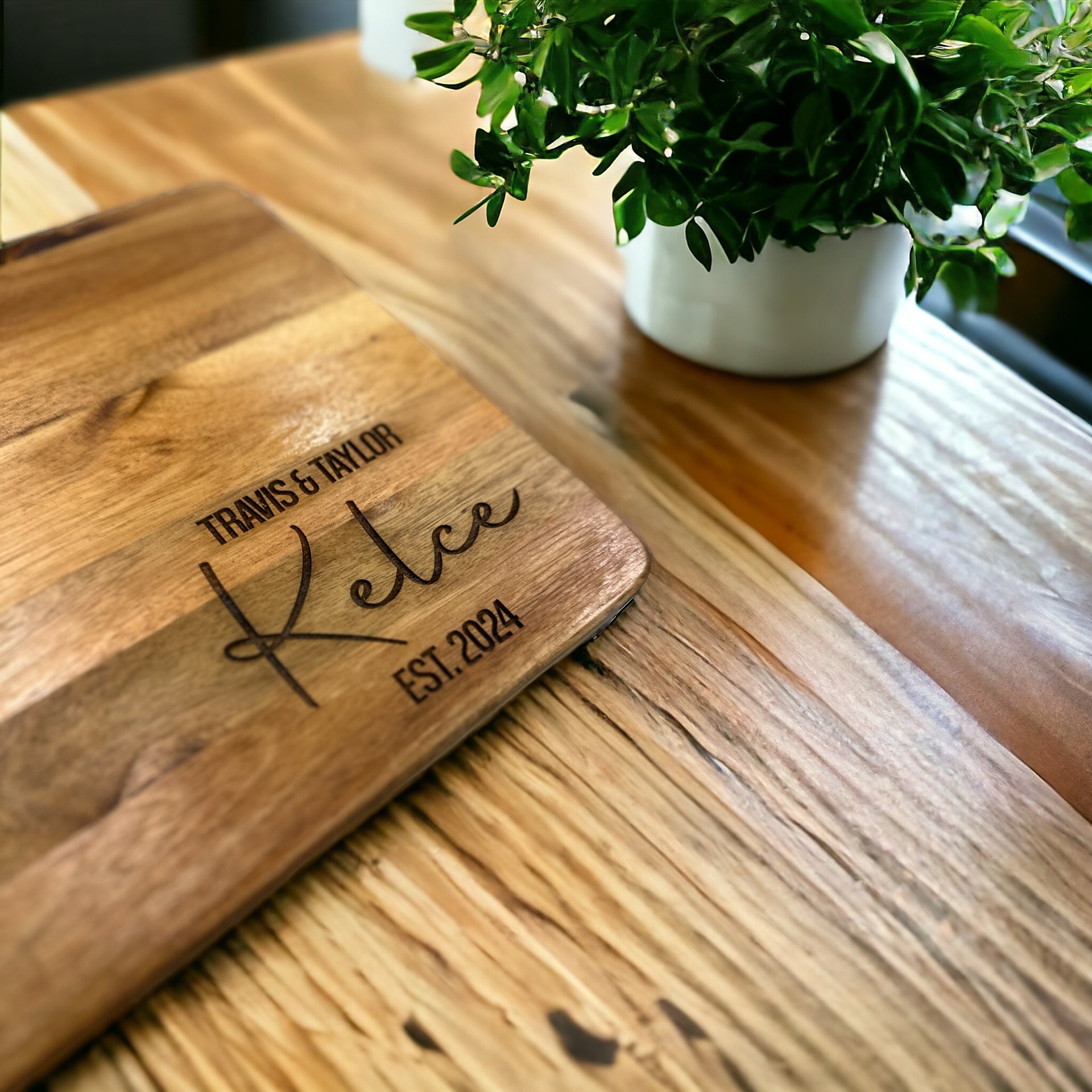 Personalized cutting board, cutting board gift, wedding and anniversary gift - Coastal Chaos LLC