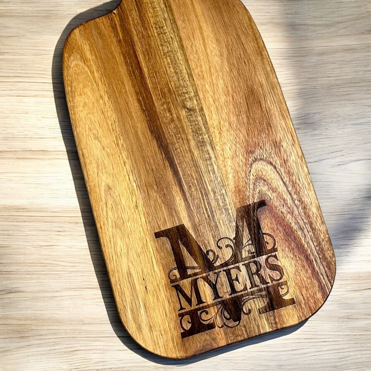 Personalized cutting board, cutting board gift, wedding and anniversary gift