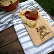 Pick your saying cutting board with heart bowl - Coastal Chaos LLC