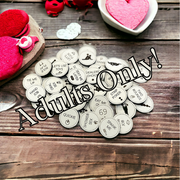 Love tokens - naughty activity tokens, romantic sexual tokens to spice up your romance - Coastal Chaos LLC