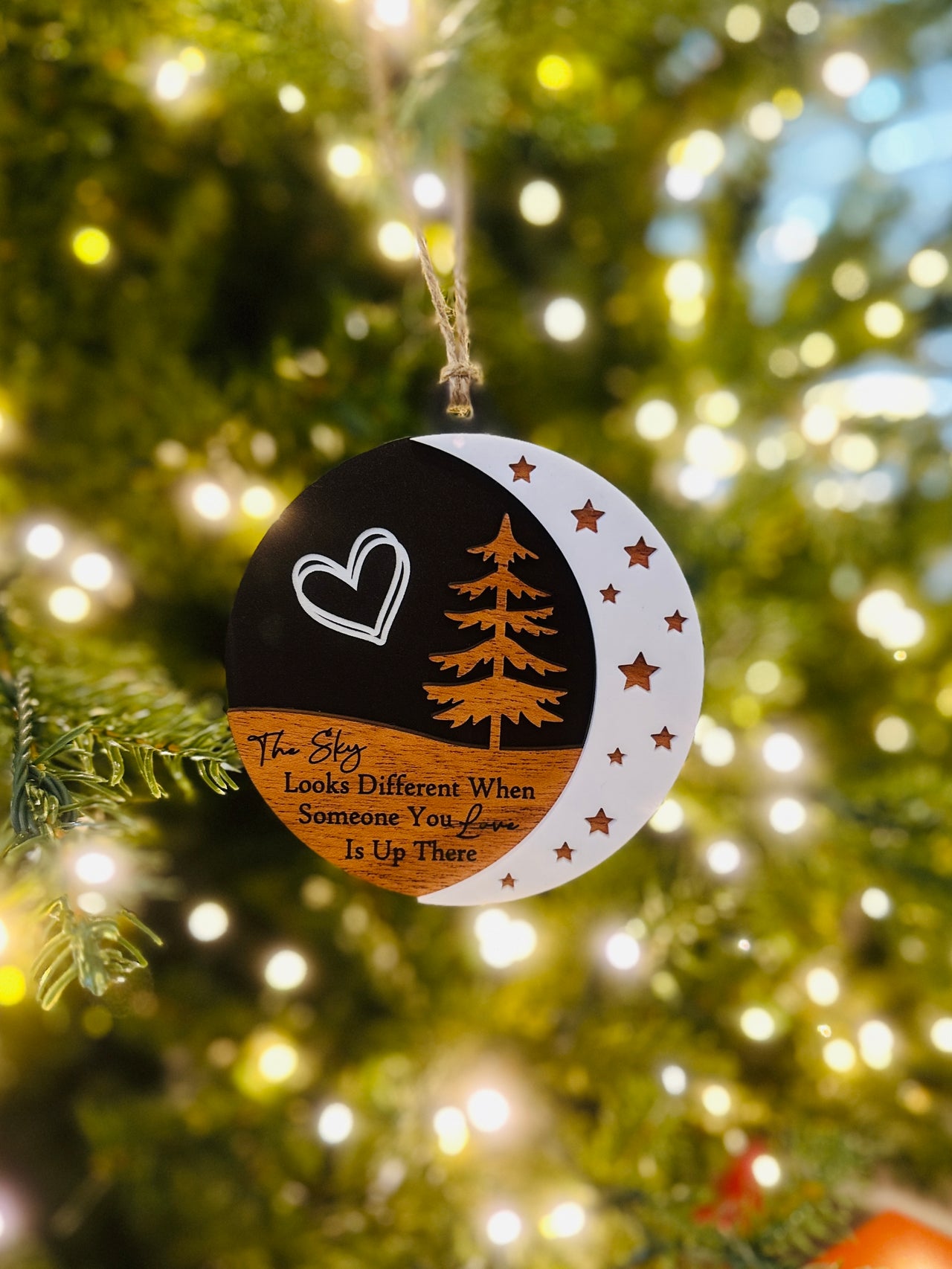 Memorial ornament, ornaments for missed loved ones, family ornaments - Coastal Chaos LLC