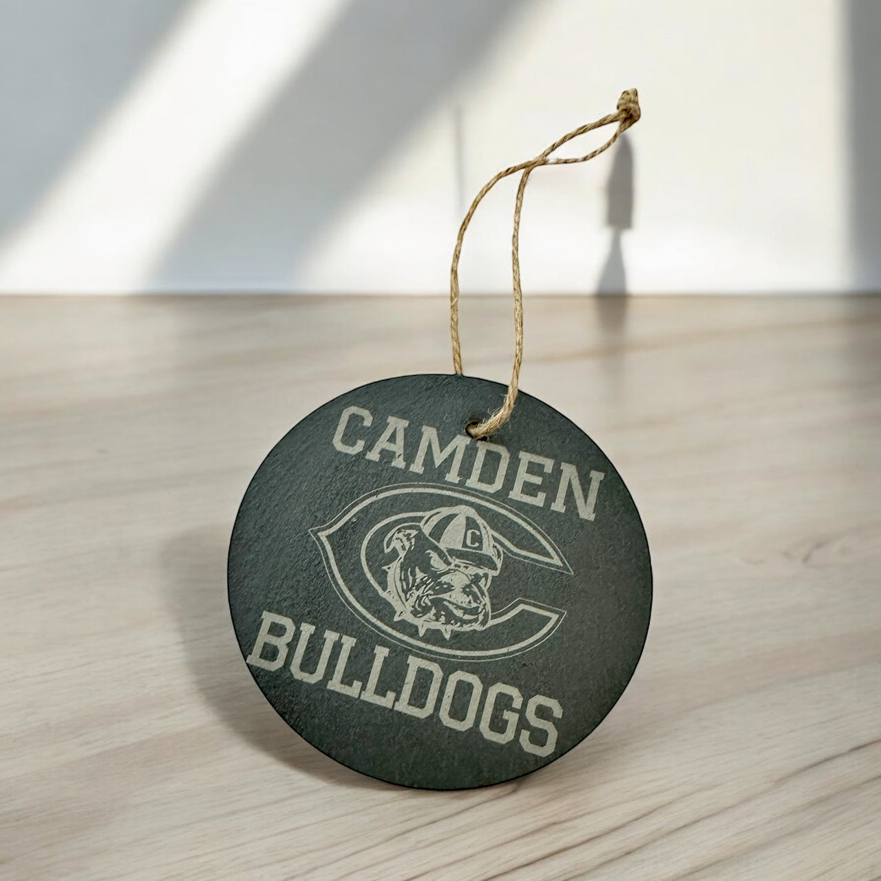 Custom Slate Ornaments with School Logo or Mascot