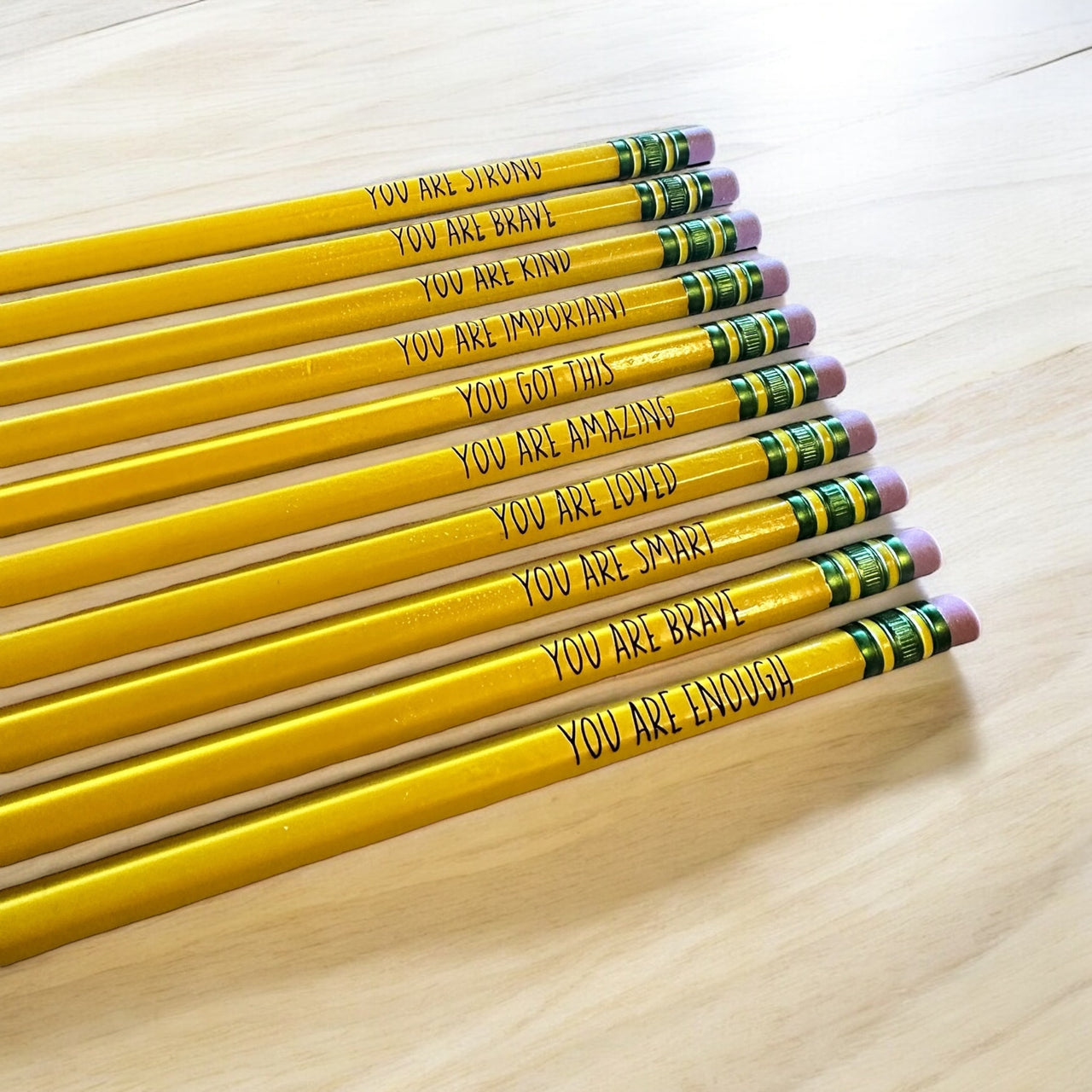 Personalized pencils, school pencil, work gift, teacher, classroom needs, custom pencil