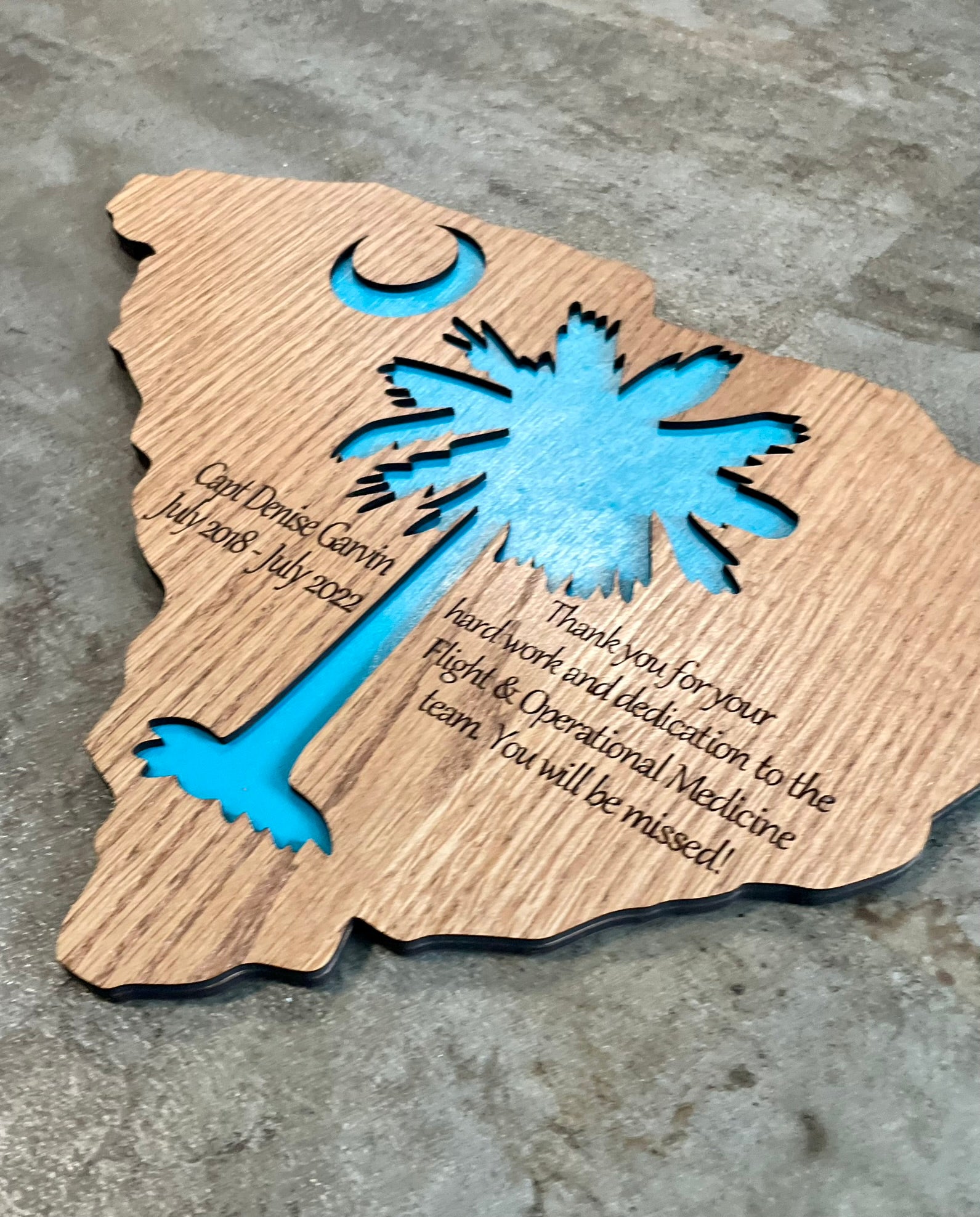 South Carolina Military Going Away Gift - Coastal Chaos LLC