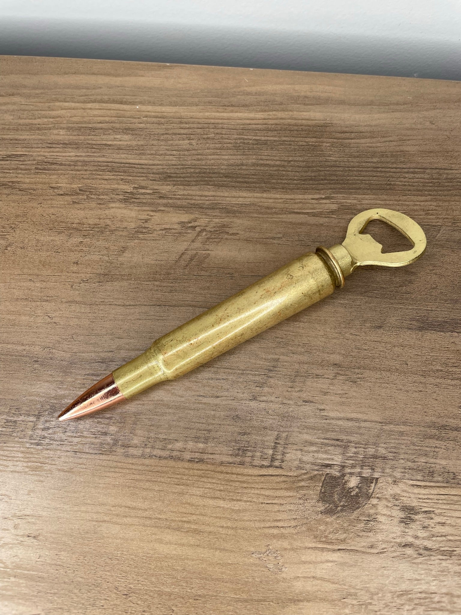 Brass Bullet Bottle Opener