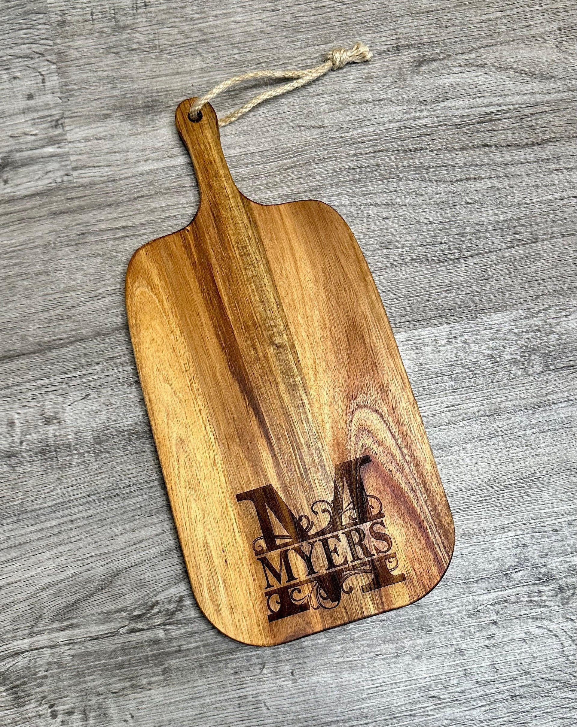 Personalized Cutting Board, Housewarming, Gift, Present, Women, Men, Charcuterie, Anniversary Birthday, Wedding - Coastal Chaos LLC