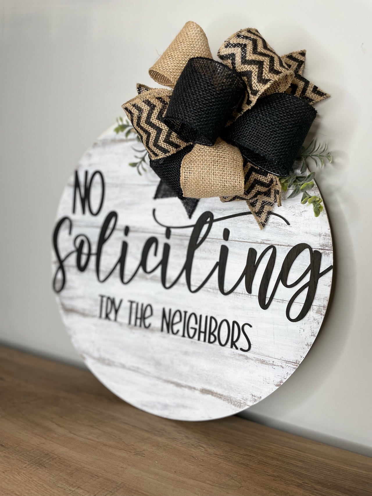 No soliciting welcome sign - Coastal Chaos LLC